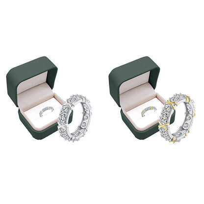 Moissanova – Anillo de Diamantes de Moissanita Magnetología