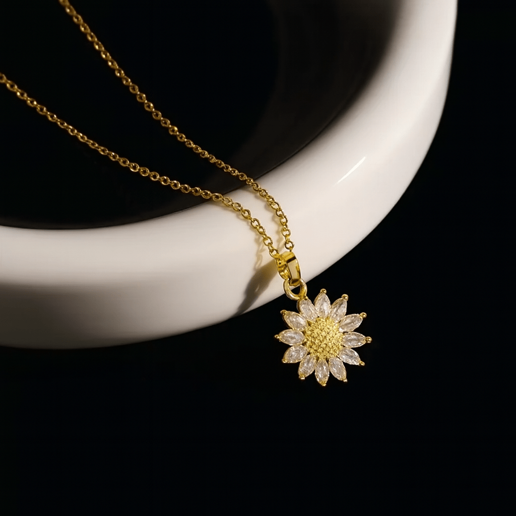 SunLoom – Set de regalo de collar de girasol