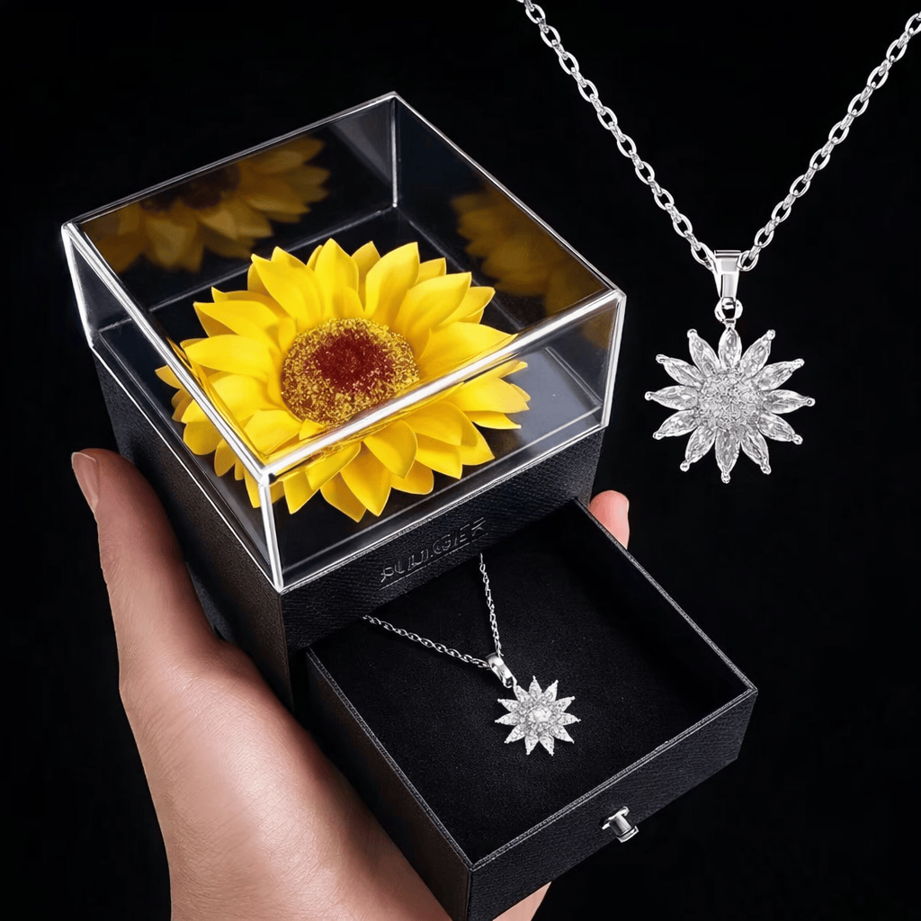 SunLoom – Set de regalo de collar de girasol