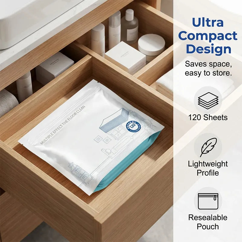 CleanEase - Toallitas limpiadoras de suelos hidrosolubles