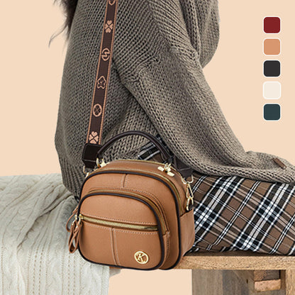 FlexiLuxe – Handtasche aus PU-Leder mit mehreren Fächern