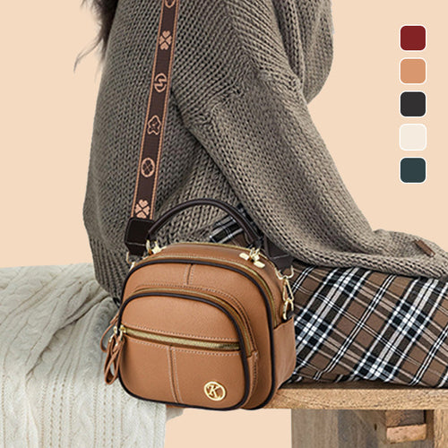 FlexiLuxe – Handtasche aus PU-Leder mit mehreren Fächern