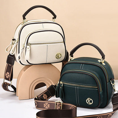 FlexiLuxe – Handtasche aus PU-Leder mit mehreren Fächern