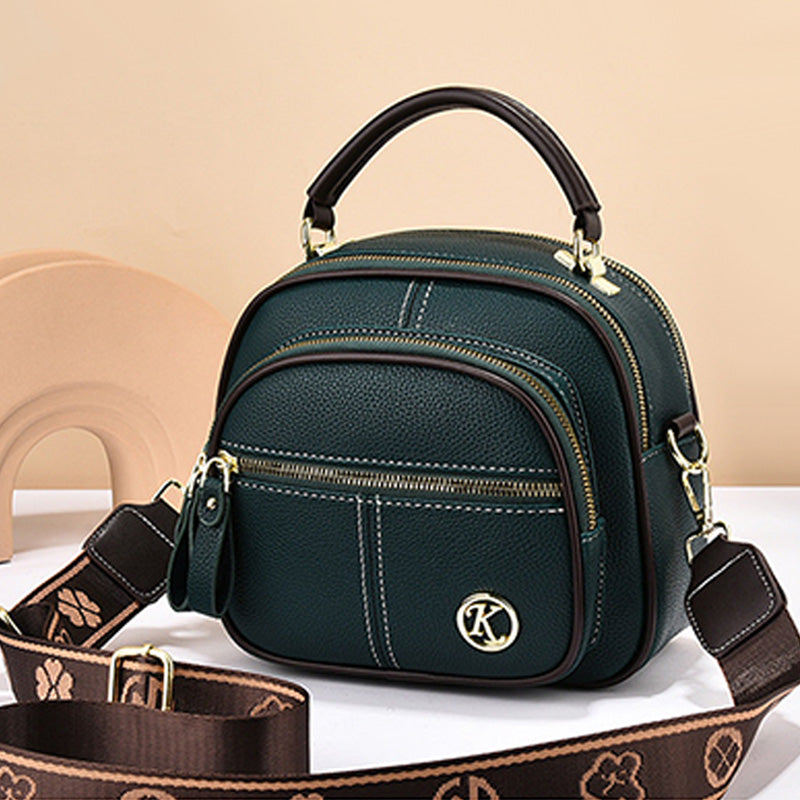 FlexiLuxe – Handtasche aus PU-Leder mit mehreren Fächern