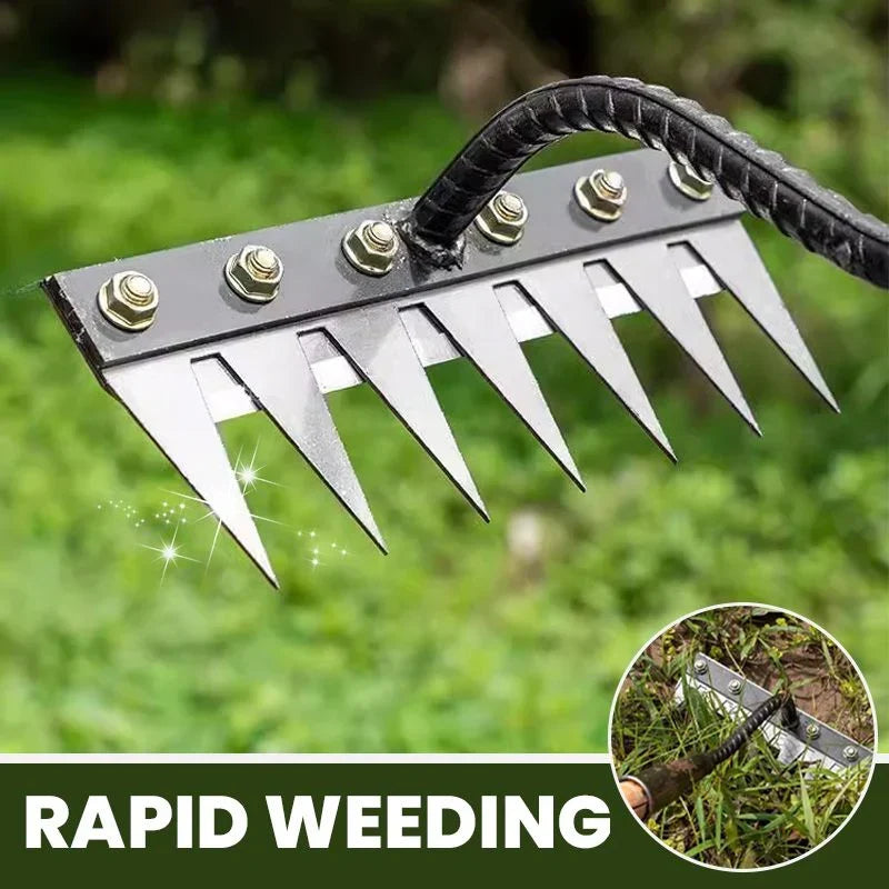 WeedCrusher – Tiefenwirksamer Gartenrechen