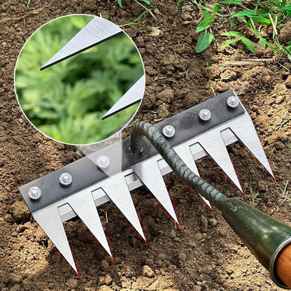 WeedCrusher – Tiefenwirksamer Gartenrechen