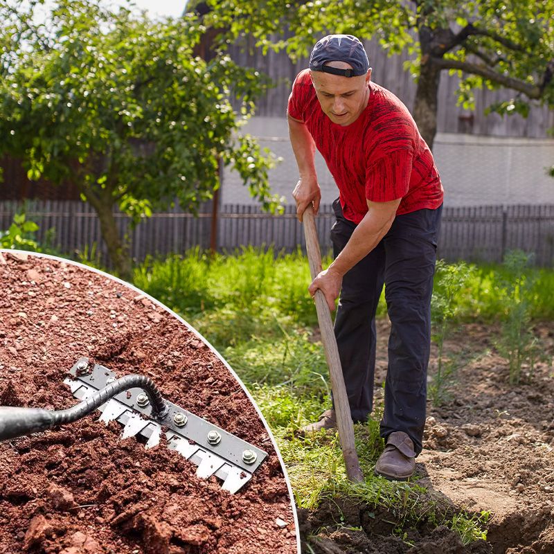 WeedCrusher – Tiefenwirksamer Gartenrechen