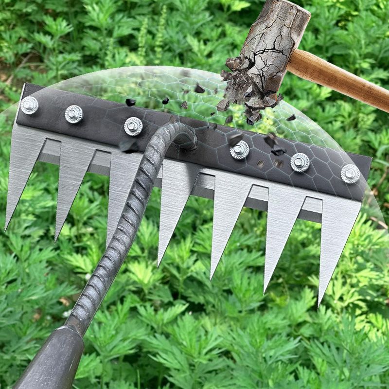 WeedCrusher – Tiefenwirksamer Gartenrechen