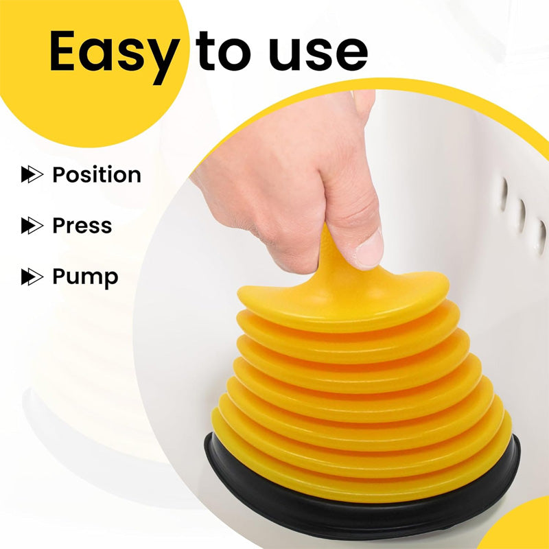 FlowForce – Potente mini desatascador para desagües de fregadero