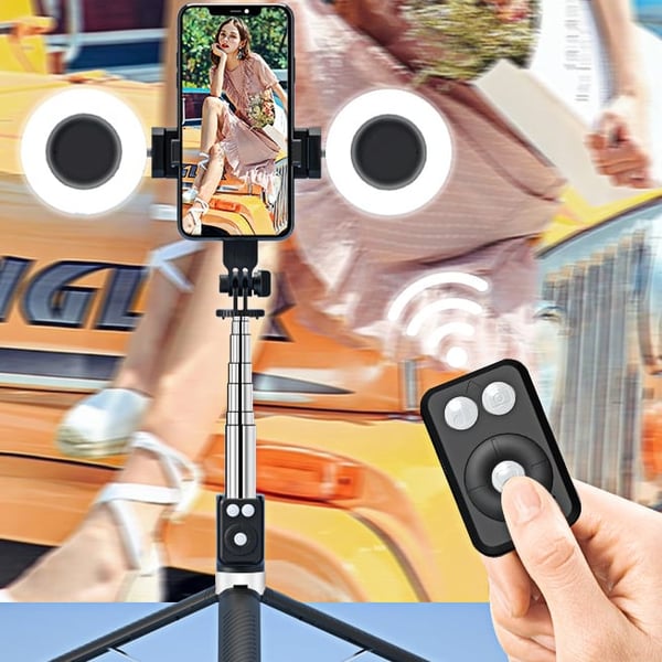 BrightCapture – Selfie-Stick & Stativ-Kombi