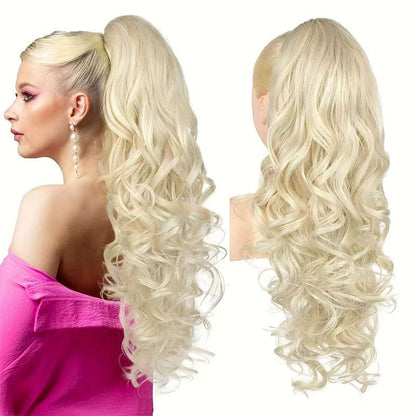 LunaLocks – Extensión de cola de caballo con ondas glamurosas