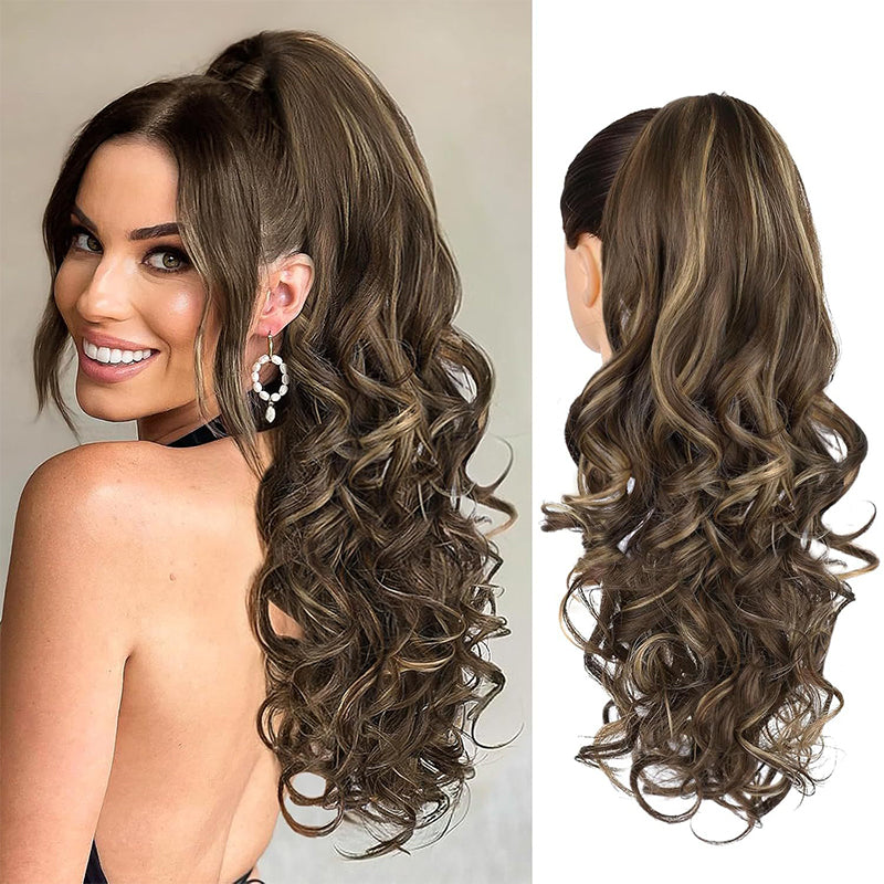 LunaLocks – Extensión de cola de caballo con ondas glamurosas