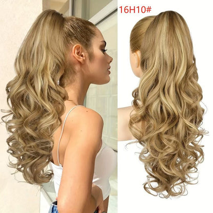LunaLocks – Extensión de cola de caballo con ondas glamurosas