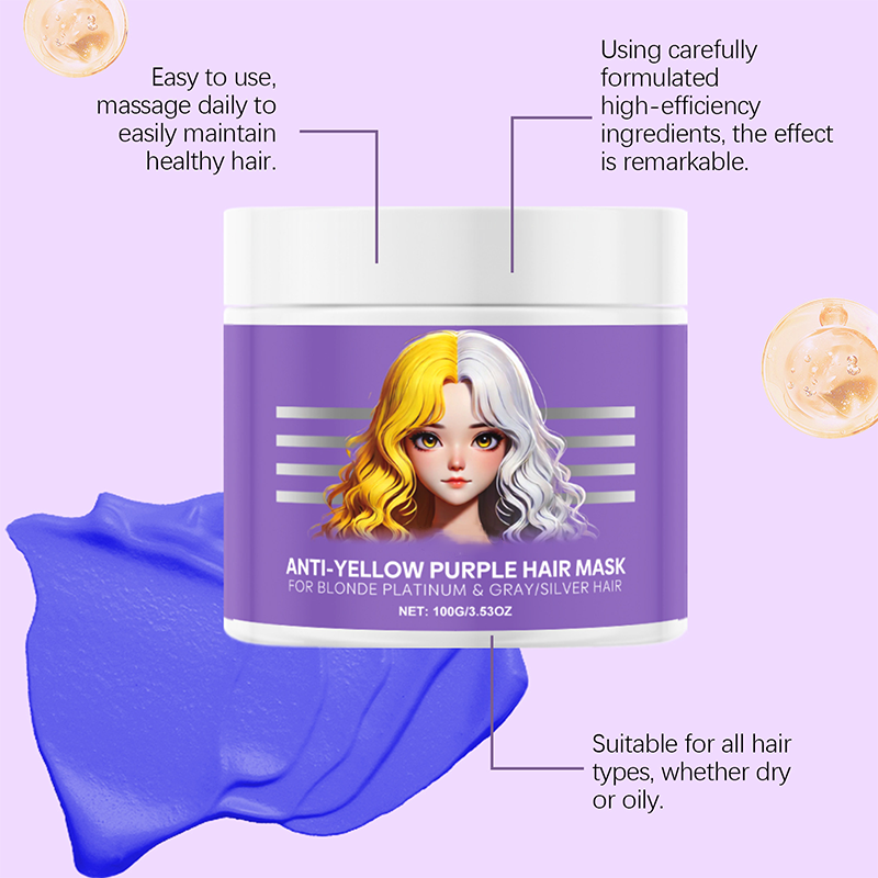 Fixlet – Mascarilla capilar morada reparadora profunda