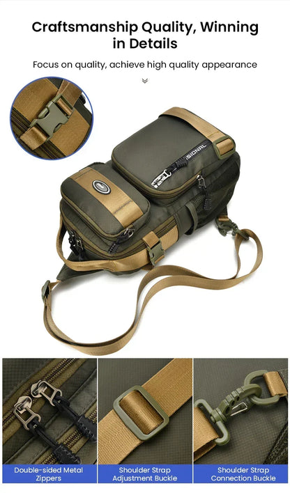 UrbanStride – Verstellbare, legere Reise-Brusttasche