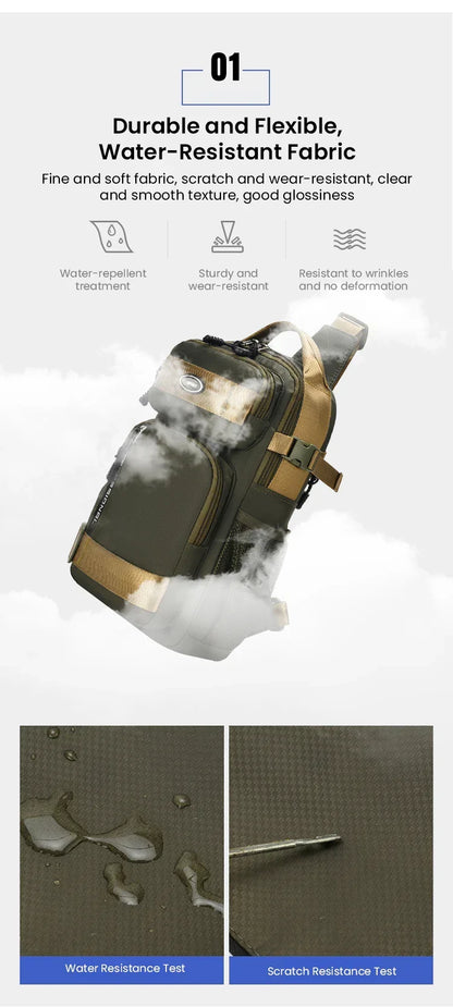 UrbanStride – Verstellbare, legere Reise-Brusttasche
