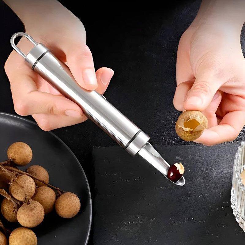 Descorazonador FruitFlow – Utensilio de cocina esencial para preparar alimentos fácilmente