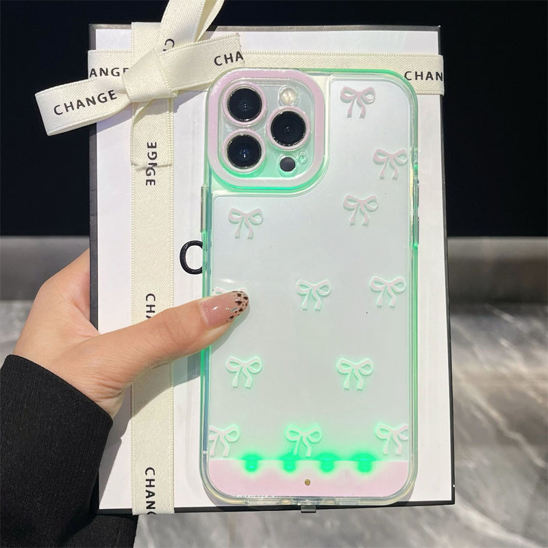 GlowBow Luxe – Funda de teléfono con luz LED