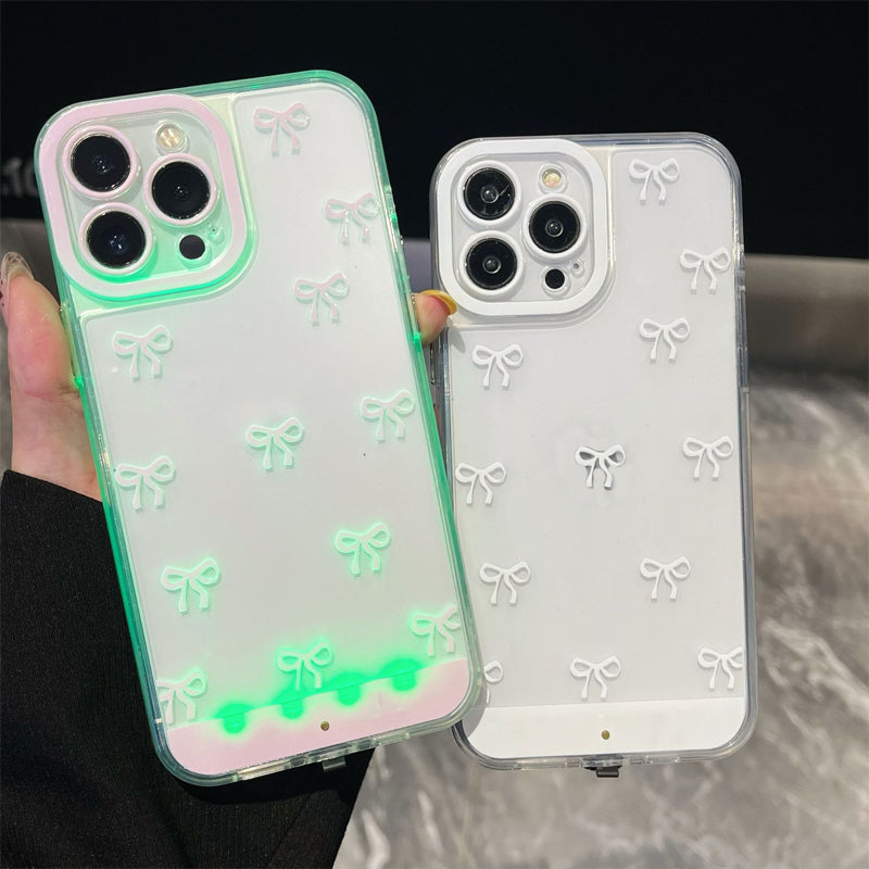 GlowBow Luxe – Funda de teléfono con luz LED