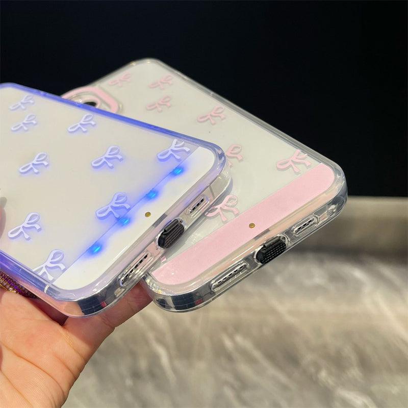 GlowBow Luxe – Funda de teléfono con luz LED