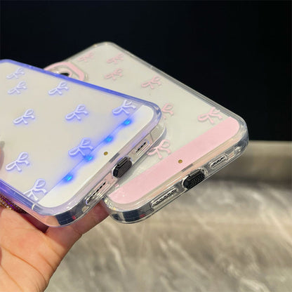GlowBow Luxe – Funda de teléfono con luz LED