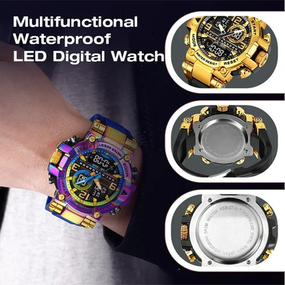 AquaTime – Wasserdichte digitale LED-Uhr