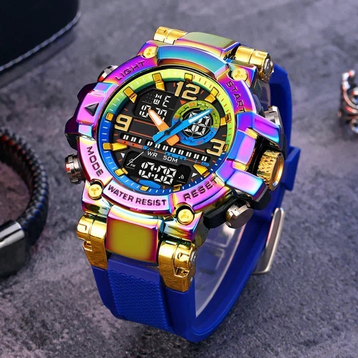 AquaTime – Wasserdichte digitale LED-Uhr