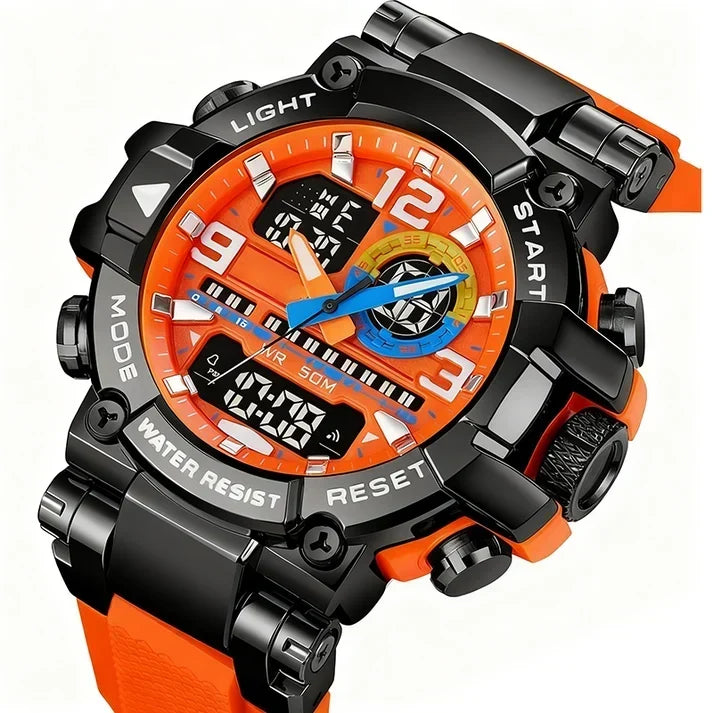 AquaTime – Wasserdichte digitale LED-Uhr