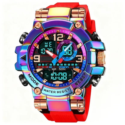 AquaTime – Wasserdichte digitale LED-Uhr