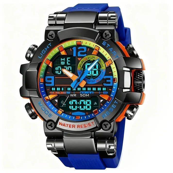 AquaTime – Wasserdichte digitale LED-Uhr