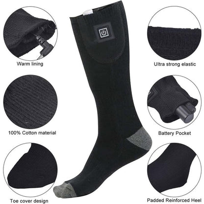 🔥Calcetines calefactables ajustables con batería de larga duración
