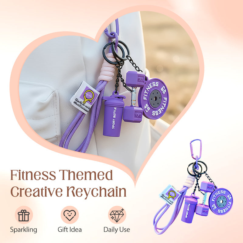 FitCharm – Kreativer Schlüsselanhänger zum Thema Fitness