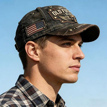 UrbanRebel – Gorra retro con efecto lavado