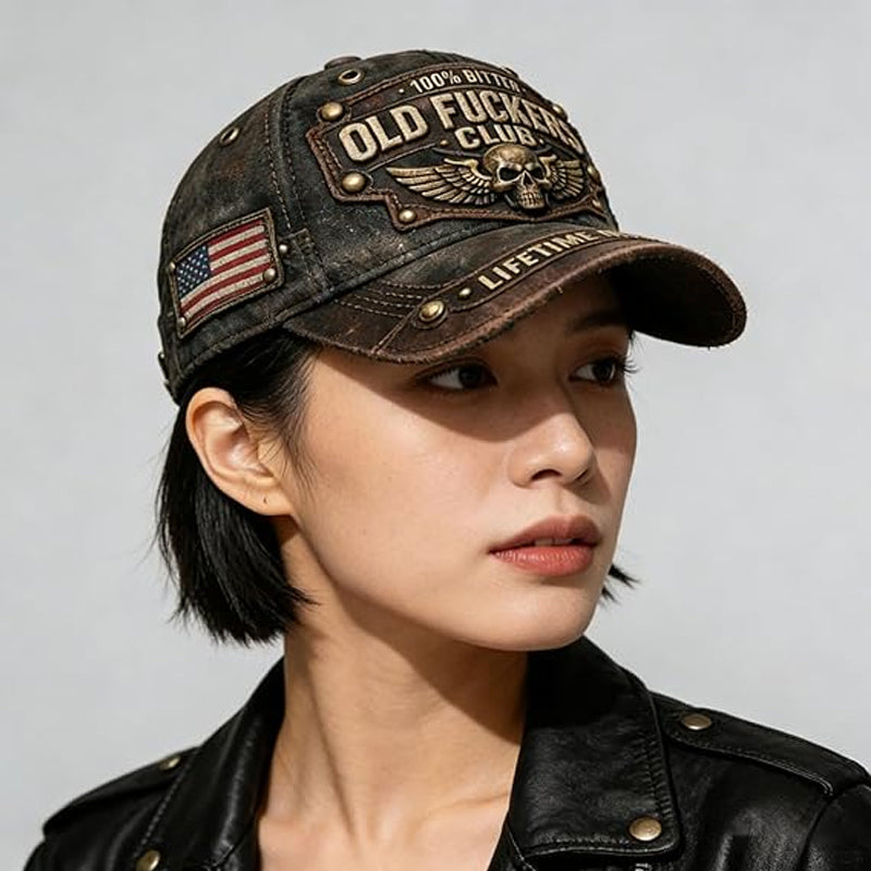 UrbanRebel – Gorra retro con efecto lavado