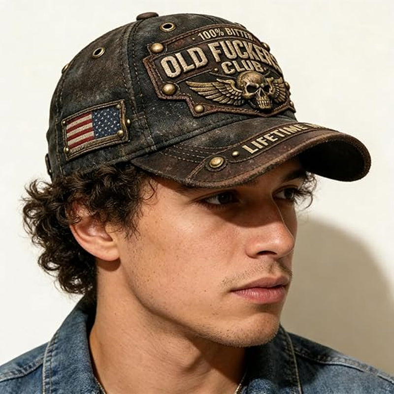 UrbanRebel – Gorra retro con efecto lavado