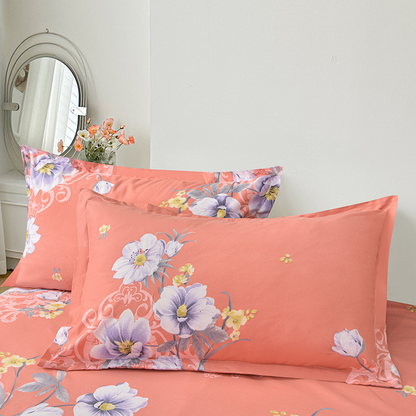 VelvetBloom – Gemütliches Blumen-Bettwäsche-Set
