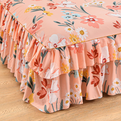 VelvetBloom – Gemütliches Blumen-Bettwäsche-Set