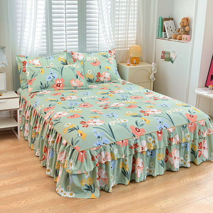 VelvetBloom – Gemütliches Blumen-Bettwäsche-Set