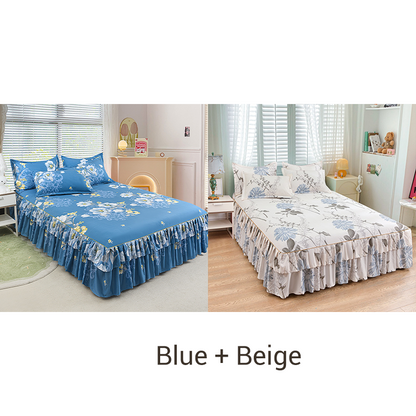 VelvetBloom – Gemütliches Blumen-Bettwäsche-Set