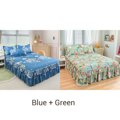 VelvetBloom – Gemütliches Blumen-Bettwäsche-Set