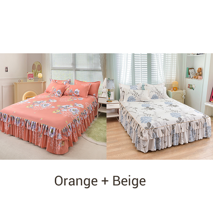 VelvetBloom – Gemütliches Blumen-Bettwäsche-Set