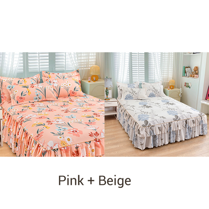 VelvetBloom – Gemütliches Blumen-Bettwäsche-Set