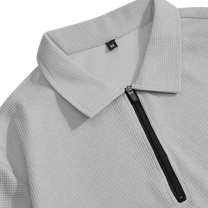 UrbanEase – Conjunto de descanso para hombre en tejido tipo gofre transpirable