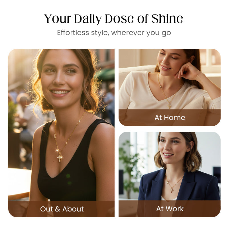CrossWhisper – Elegante Collar de Fe