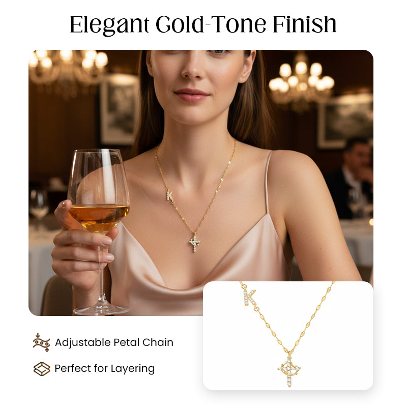 CrossWhisper – Elegante Collar de Fe