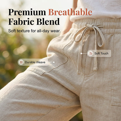 Florel – Atmungsaktive Caprihose mit Kordelzug