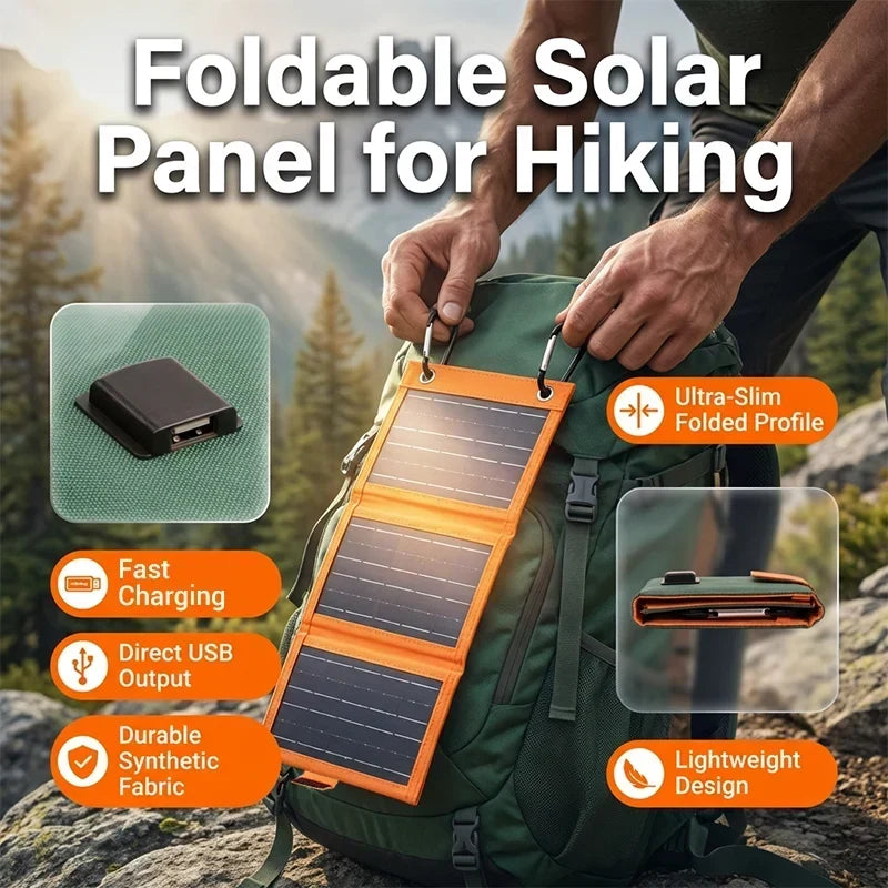 NomadCharge – Tragbares Solarstrom-Set