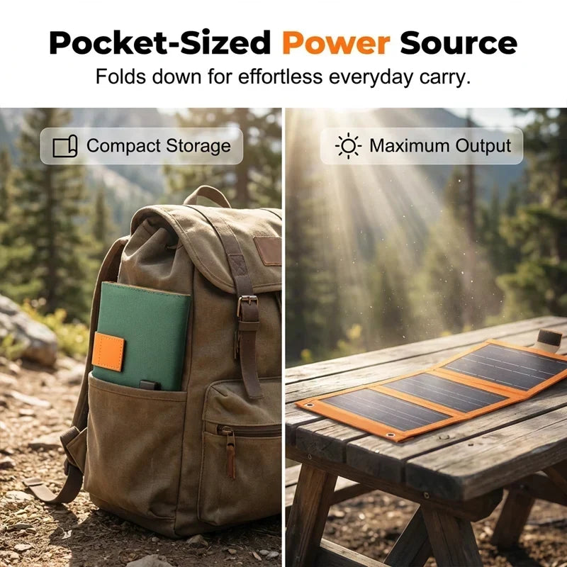 NomadCharge – Tragbares Solarstrom-Set