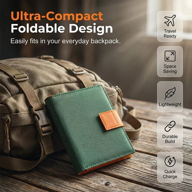 NomadCharge – Tragbares Solarstrom-Set