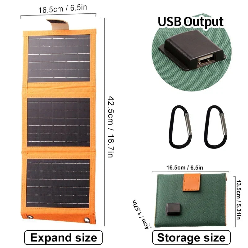 NomadCharge – Tragbares Solarstrom-Set